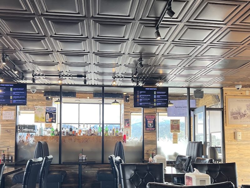Peak View BBQ & Taproom interior